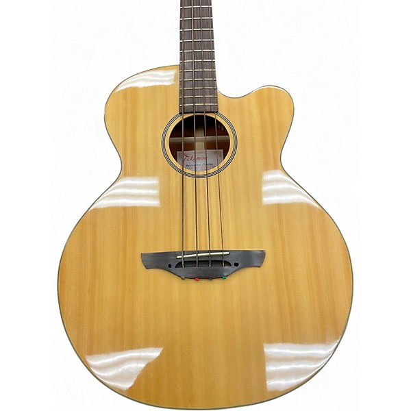 Used Takamine EG512C Natural Acoustic Bass Guitar