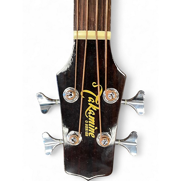 Used Takamine EG512C Natural Acoustic Bass Guitar