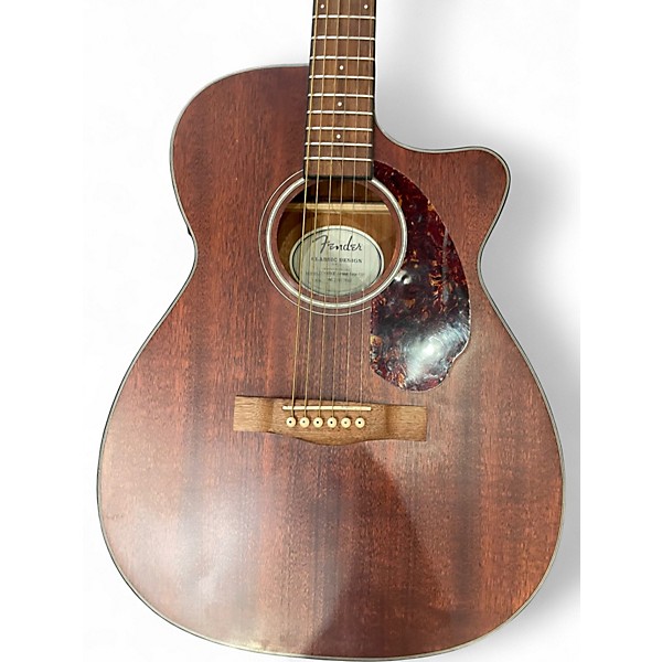 Used Fender CD60SCE Mahogany Mahogany Acoustic Electric Guitar