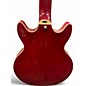 Used Hagstrom ALVAR Trans Red Hollow Body Electric Guitar