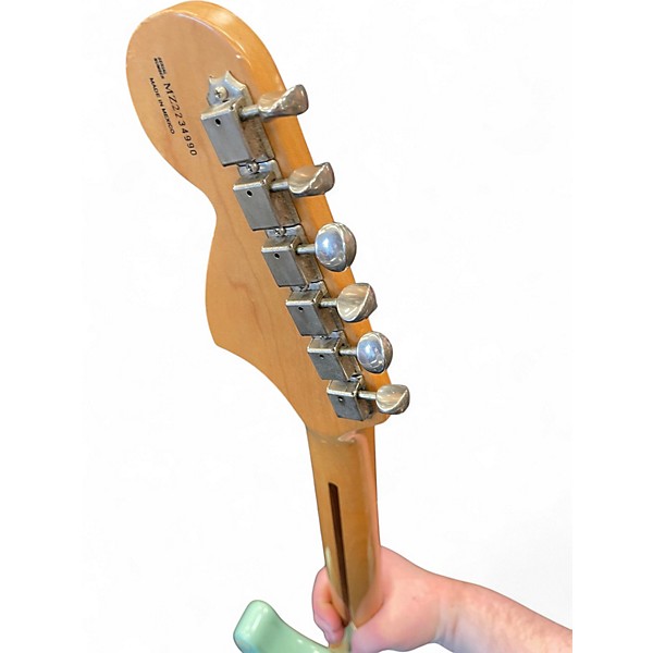 Used Fender Fender Limited Edition Tom DeLonge Signature Stratocaster Surf Green Solid Body Electric Guitar