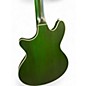 Used Schecter Guitar Research TS/H-1 Green Hollow Body Electric Guitar