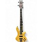 Used Schecter Guitar Research Diamond Series Custom 4 Natural Electric Bass Guitar thumbnail