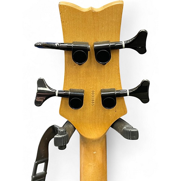 Used Schecter Guitar Research Diamond Series Custom 4 Natural Electric Bass Guitar