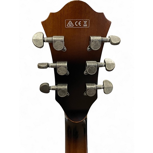 Used Ibanez AMV10A Faded Tobacco Hollow Body Electric Guitar