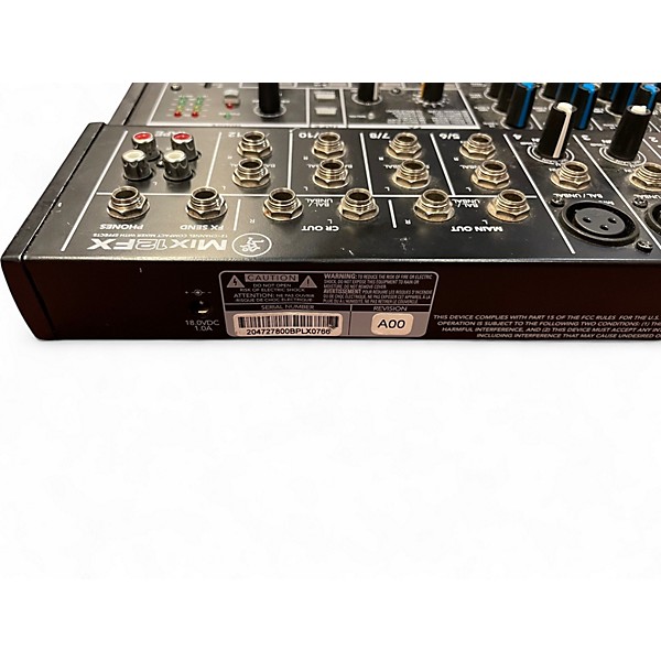 Used Mackie MIX 12FX Unpowered Mixer