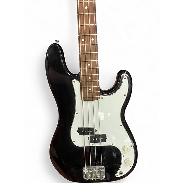 Used Fender FSR Standard Precision Bass Black Electric Bass Guitar