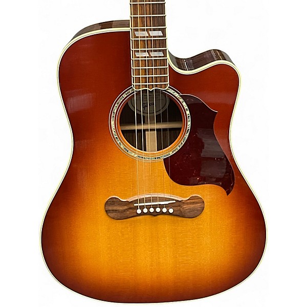 Used 2021 Gibson Songwriter Standard EC 2 Color Sunburst Acoustic Electric Guitar
