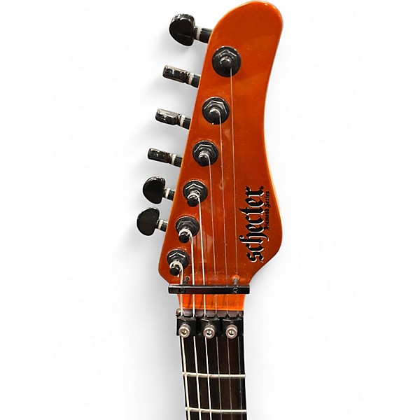 Used Schecter Guitar Research sun valley super shredder lambo orange Solid Body Electric Guitar