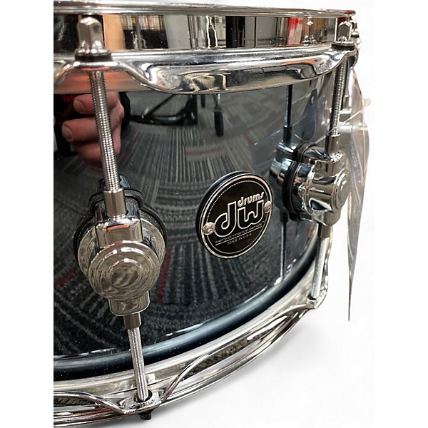 Used DW 14X6.5 Performance Series Birch Snare Metallic Chrome Drum
