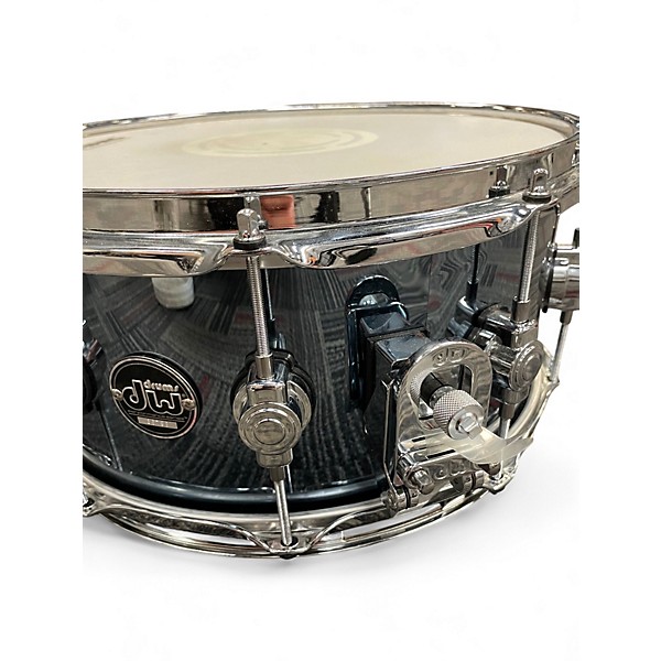 Used DW 14X6.5 Performance Series Birch Snare Metallic Chrome Drum