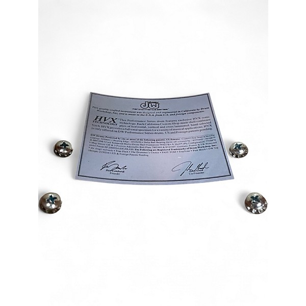 Used DW 14X6.5 Performance Series Birch Snare Metallic Chrome Drum