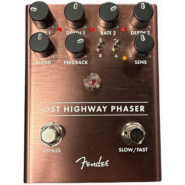 Used Fender Lost Highway Phaser Effect Pedal