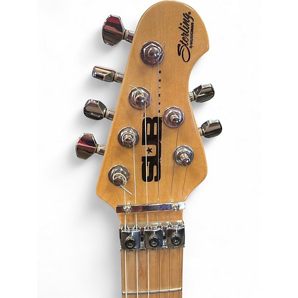 Used Sterling by Music Man SUB TRANSPARENT BLACK Solid Body Electric Guitar