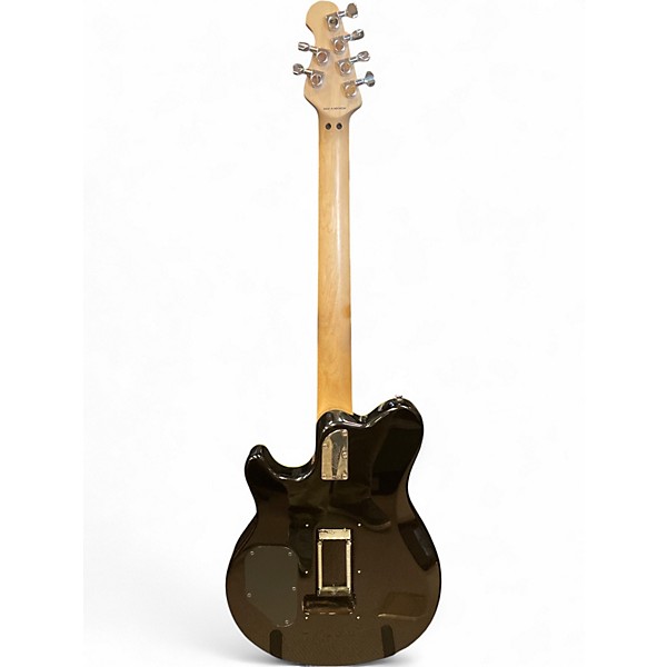 Used Sterling by Music Man SUB TRANSPARENT BLACK Solid Body Electric Guitar
