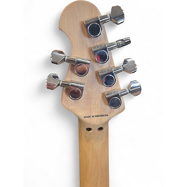 Used Sterling by Music Man SUB TRANSPARENT BLACK Solid Body Electric Guitar