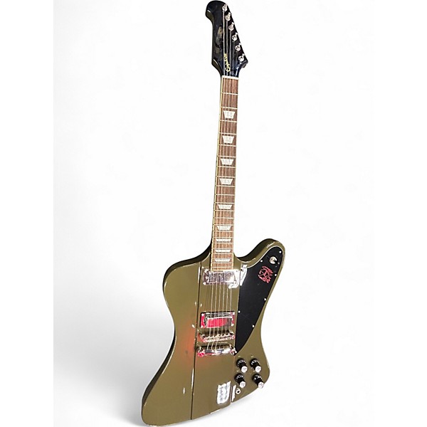 Used Epiphone Firebird Limited Run olive drab Solid Body Electric Guitar