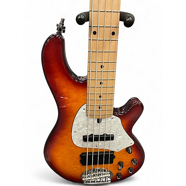 Used Lakland 55-02 Skyline Series 5 String Cherry Sunburst Electric Bass Guitar