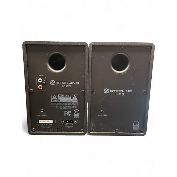 Used Sterling Audio MX3 Pair Powered Monitor