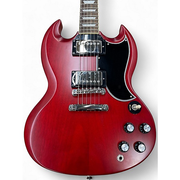 Used Epiphone Inspired by Gibson 1961 SG Standard  Aged Cherry Solid Body Electric Guitar