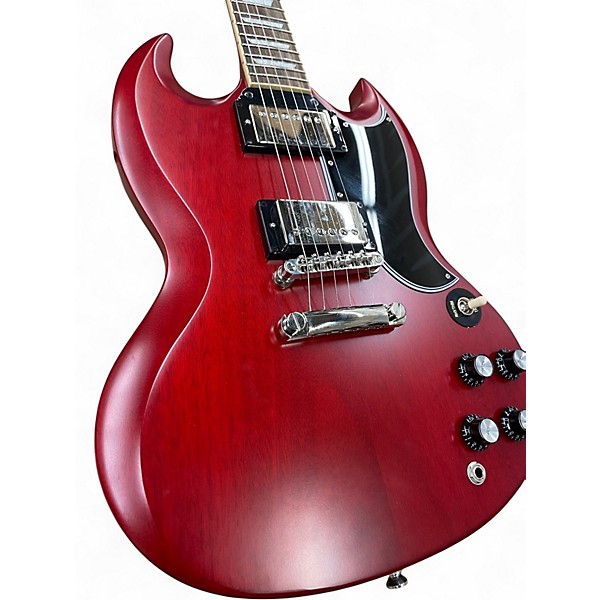 Used Epiphone Inspired by Gibson 1961 SG Standard  Aged Cherry Solid Body Electric Guitar