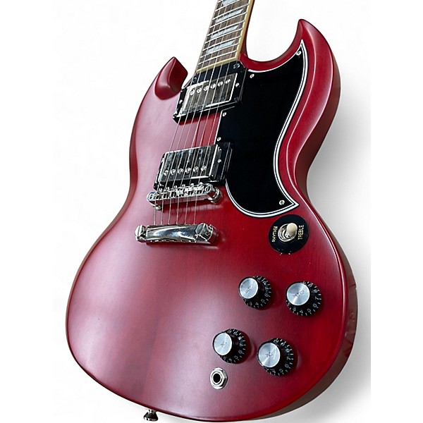 Used Epiphone Inspired by Gibson 1961 SG Standard  Aged Cherry Solid Body Electric Guitar