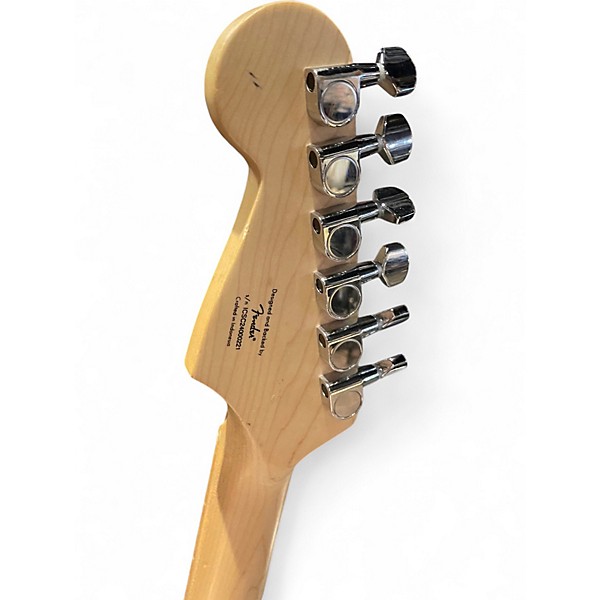 Used Squier Standard Stratocaster Black Solid Body Electric Guitar