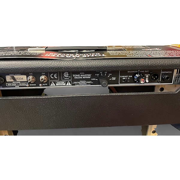 Used Fender Tone Master Deluxe Reverb Guitar Combo Amp