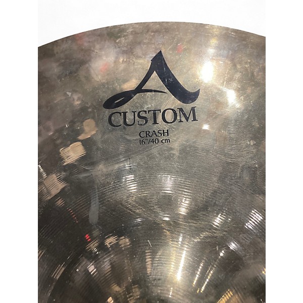 Used Zildjian 16in A Custom Crash Cymbal