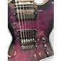 Used Schecter Guitar Research E-1 FR S Special Edition Trans Purple Solid Body Electric Guitar