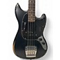Used Fender JMJ Road Worn Mustang Bass Black Electric Bass Guitar