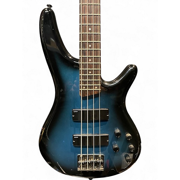 Used Ibanez SR250 Soda Blue Sunburst Electric Bass Guitar