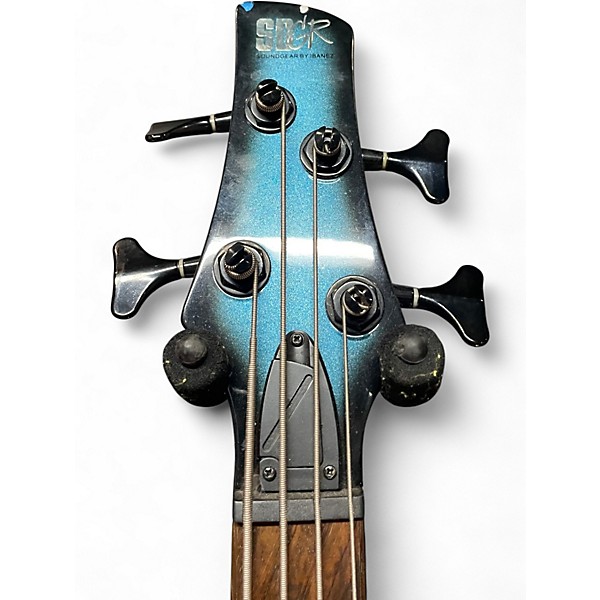 Used Ibanez SR250 Soda Blue Sunburst Electric Bass Guitar
