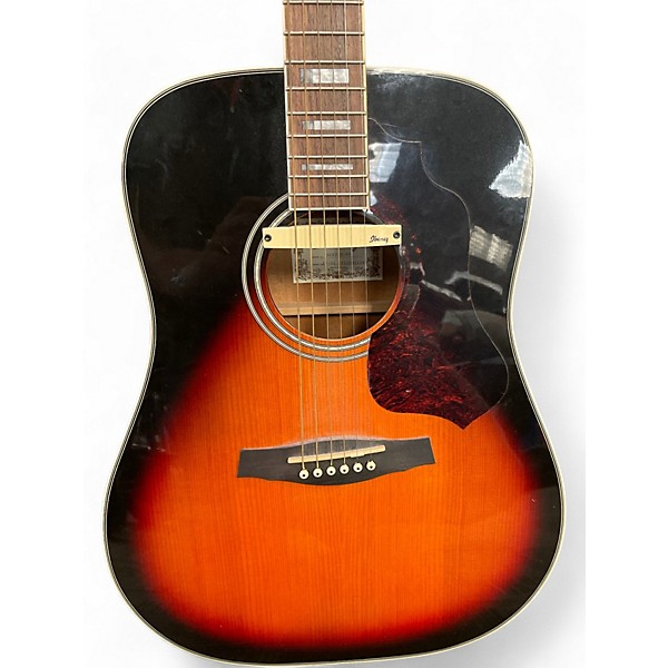 Used Ibanez SGE220VS 2 Tone Sunburst Acoustic Electric Guitar