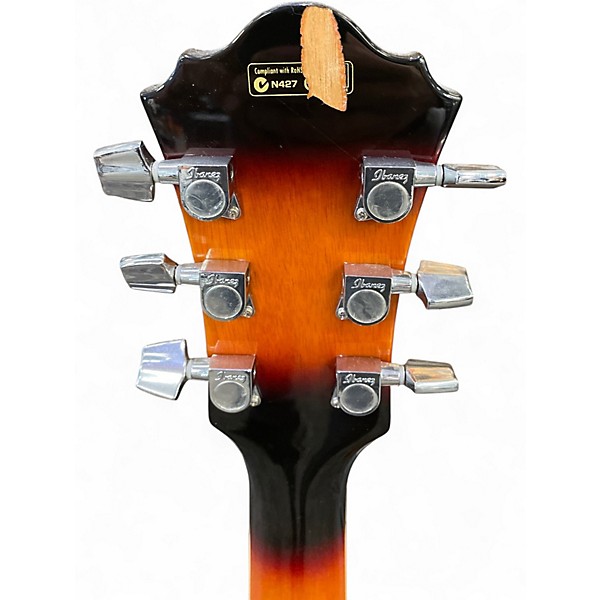 Used Ibanez SGE220VS 2 Tone Sunburst Acoustic Electric Guitar