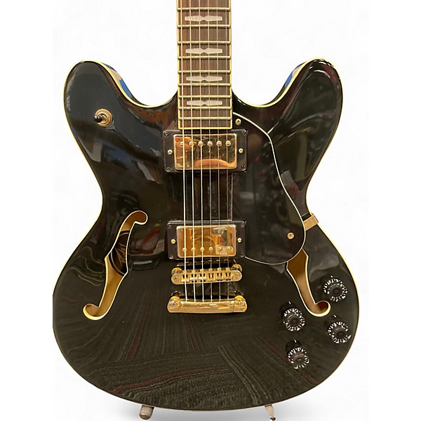 Used Peavey JF-1 Black Hollow Body Electric Guitar