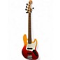 Used Fender Player Plus Jazz Bass V Red to yellow fade Electric Bass Guitar thumbnail