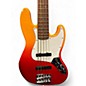 Used Fender Player Plus Jazz Bass V Red to yellow fade Electric Bass Guitar