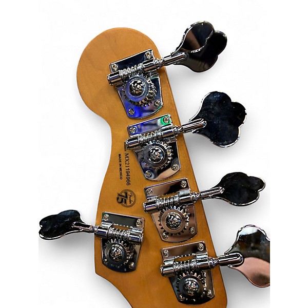 Used Fender Player Plus Jazz Bass V Red to yellow fade Electric Bass Guitar