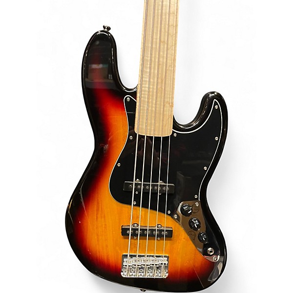 Used Miscellaneous Fretless Partsbass 3 Color Sunburst Electric Bass Guitar