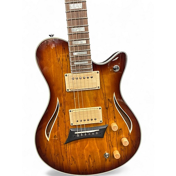 Used Michael Kelly Hybrid Special 2 Tone Sunburst Hollow Body Electric Guitar