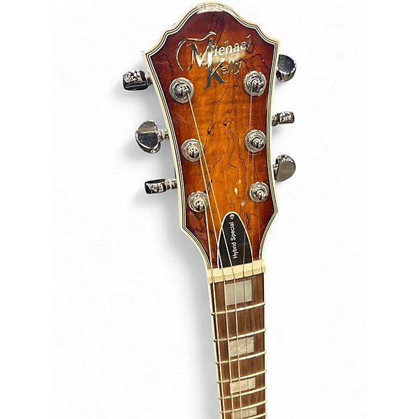Used Michael Kelly Hybrid Special 2 Tone Sunburst Hollow Body Electric Guitar
