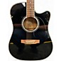 Used Takamine EF341DLX Black Acoustic Electric Guitar