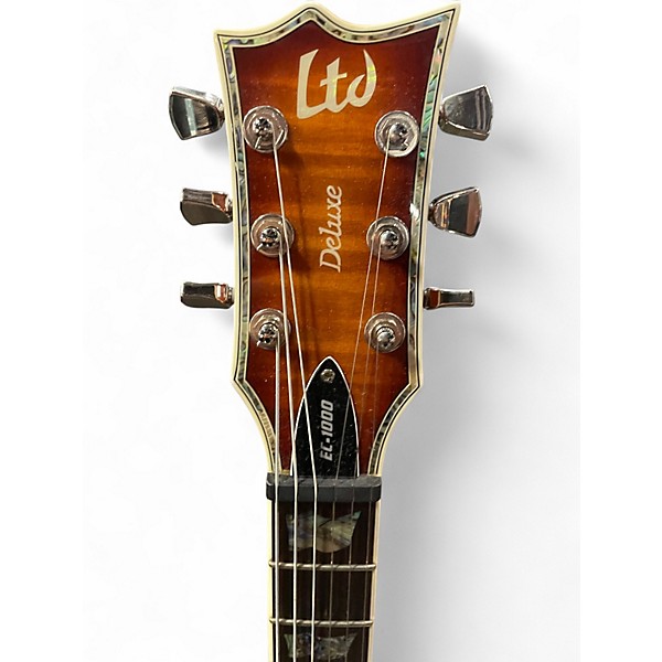 Used ESP LTD EC1000 2 Tone Sunburst Solid Body Electric Guitar