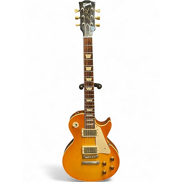 Used 2015 Gibson 1960 Reissue Les Paul Plain Top GO Sunburst Solid Body Electric Guitar