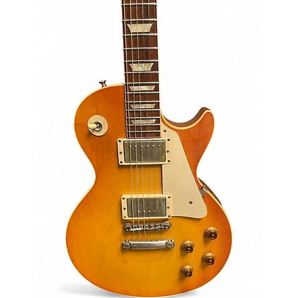 Used 2015 Gibson 1960 Reissue Les Paul Plain Top GO Sunburst Solid Body Electric Guitar