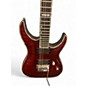 Used ESP LTD H-1001FR See Thru Black Cherry Solid Body Electric Guitar