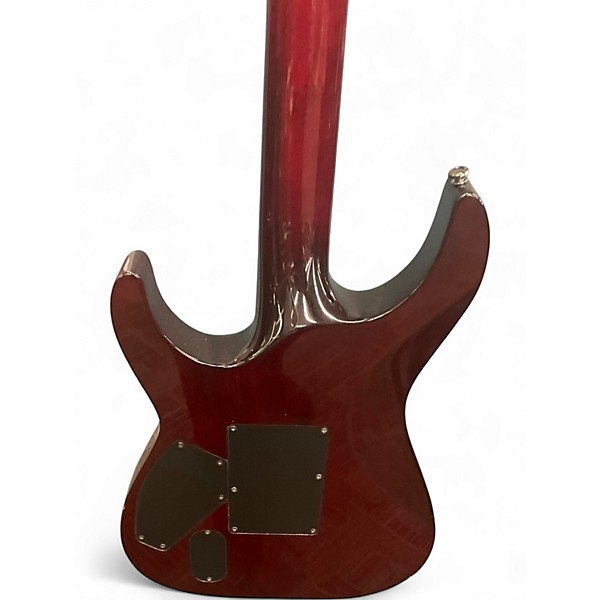 Used ESP LTD H-1001FR See Thru Black Cherry Solid Body Electric Guitar