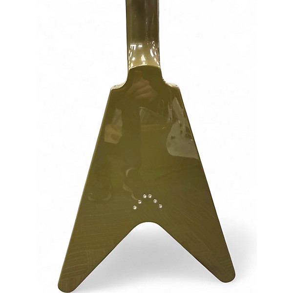 Used Epiphone 2020 FLYING V OLIVE Solid Body Electric Guitar