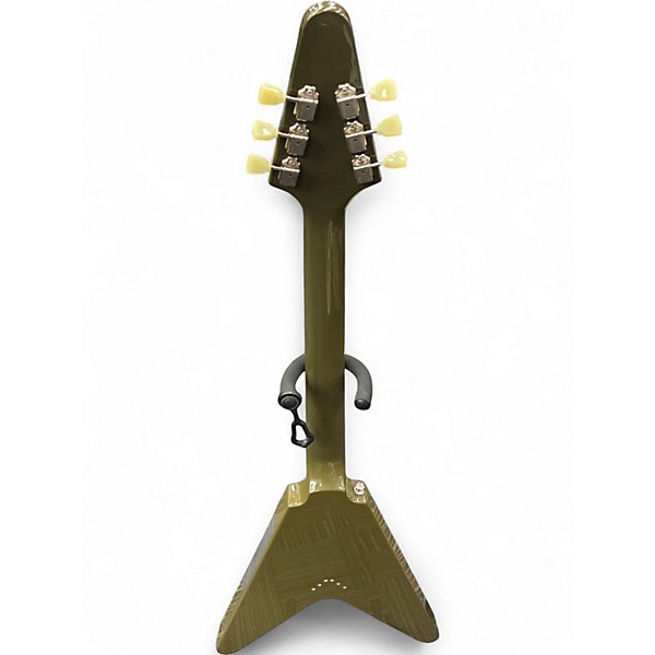 Used Epiphone 2020 FLYING V OLIVE Solid Body Electric Guitar